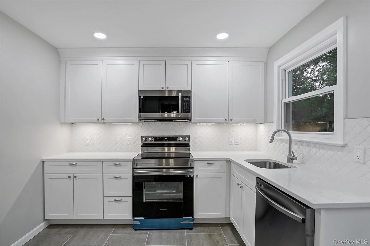 Interior, Kitchen, Recessed Lighting, Stainless Steel Appliances