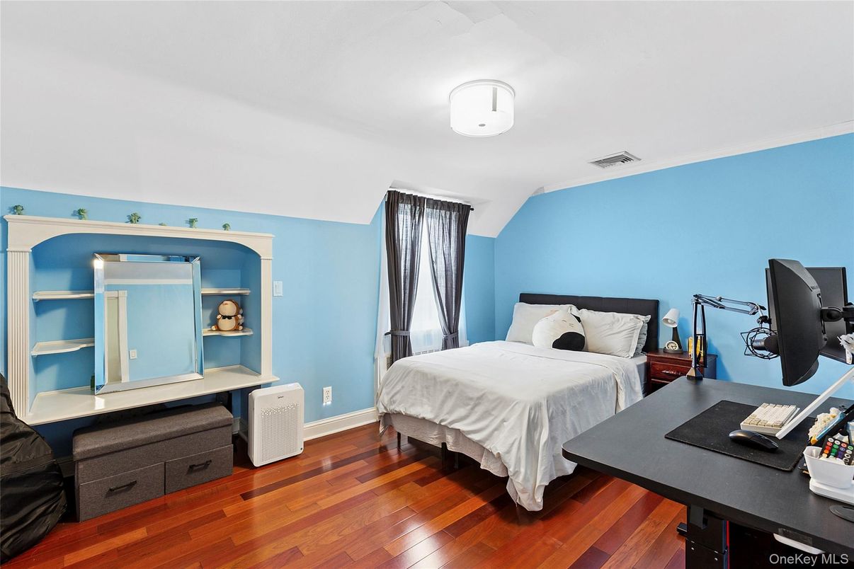 Bedroom, Interior, Wood Texture Flooring