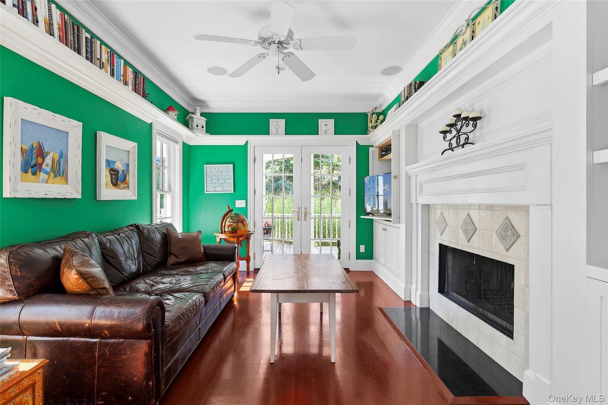 Fireplace, Interior, Wood Texture Flooring