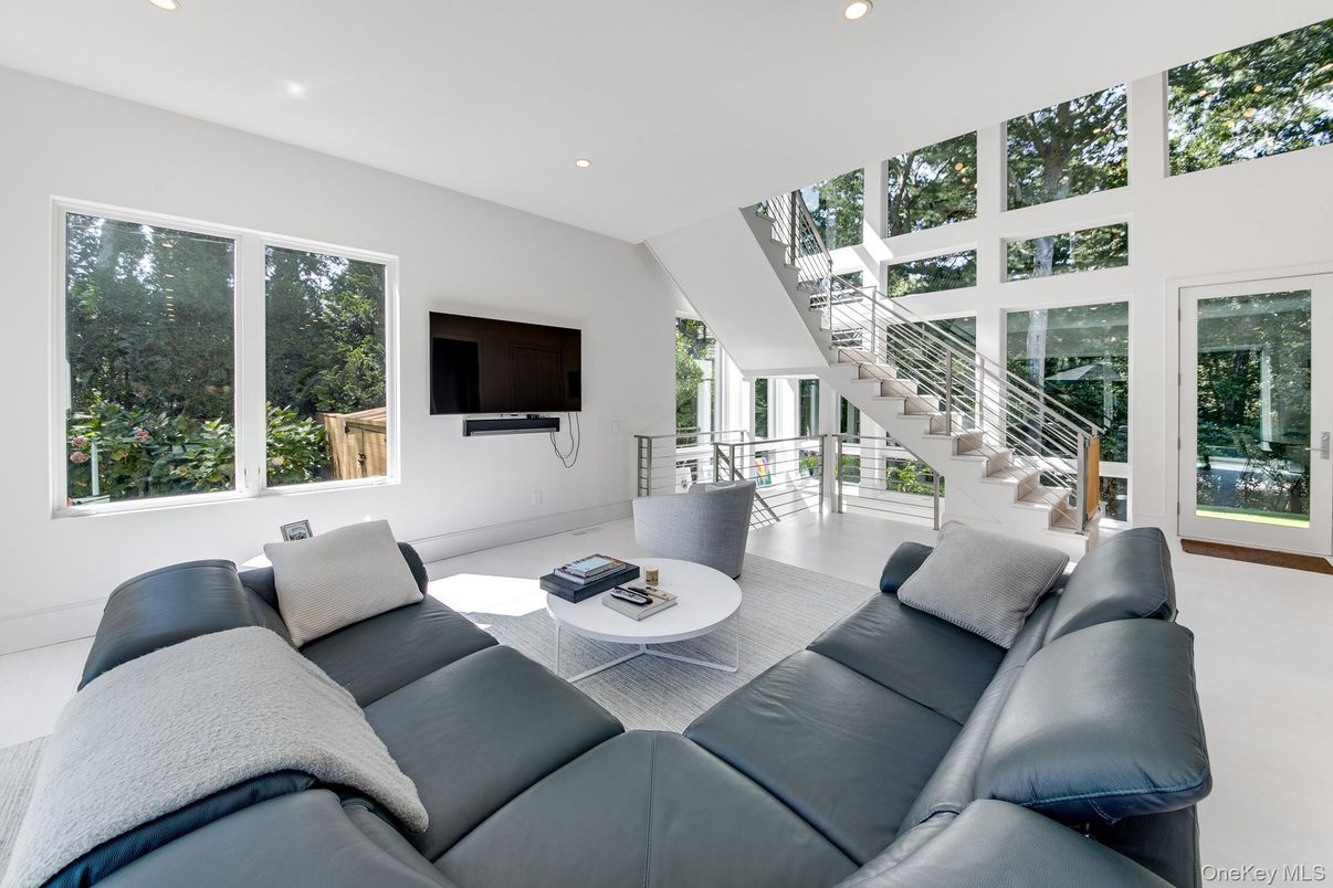 Interior, Living room, Recessed Lighting