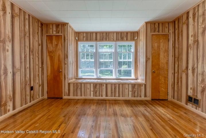 Empty room, Interior, Wood Texture Flooring, Wooden Walls