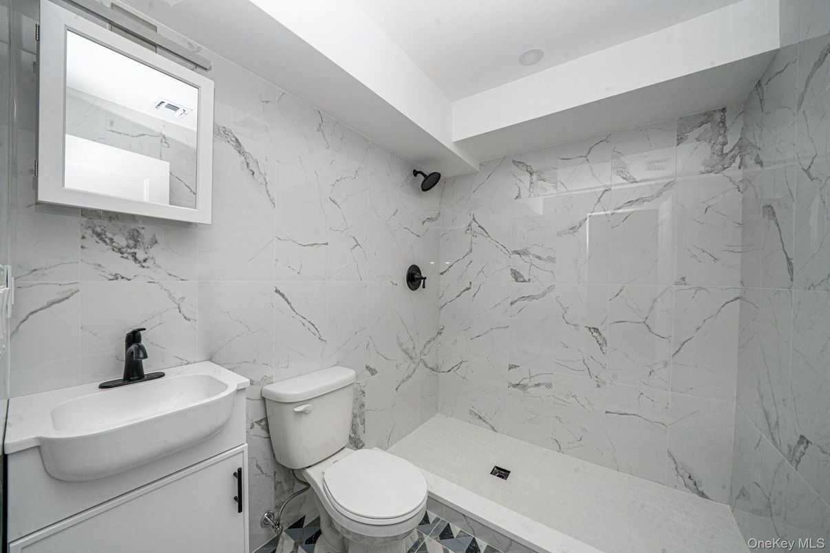 Bathroom, Interior, Marble Walls
