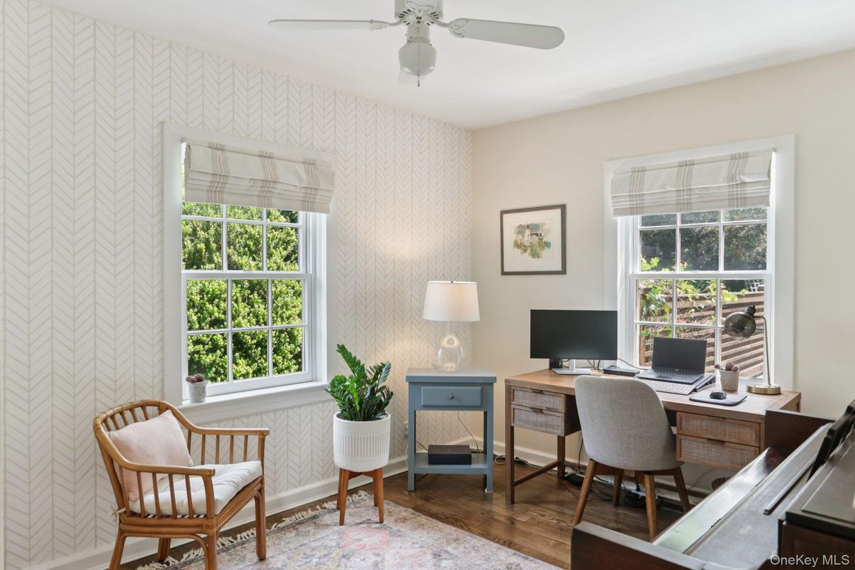 Home Office, Interior, Wood Texture Flooring