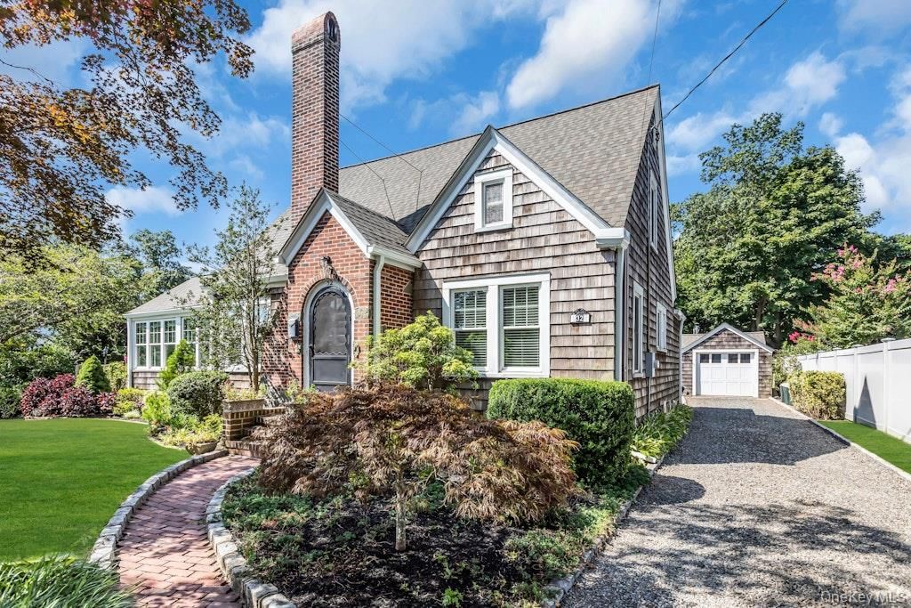 Detached Garage, Exterior, Facade, Brick Facade, Tudor Revival