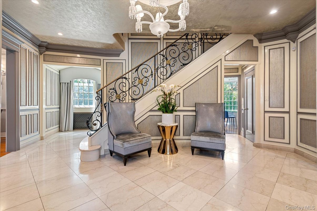 Chandelier, Interior, Recessed Lighting