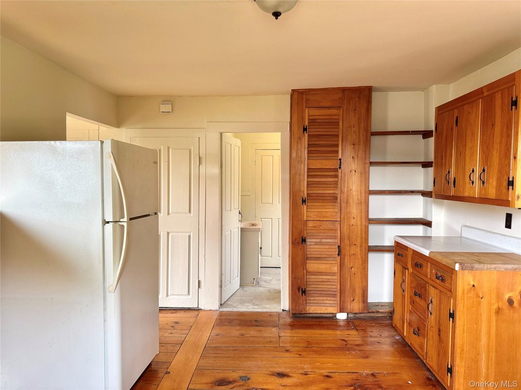 Interior, Kitchen, Wood Texture Flooring