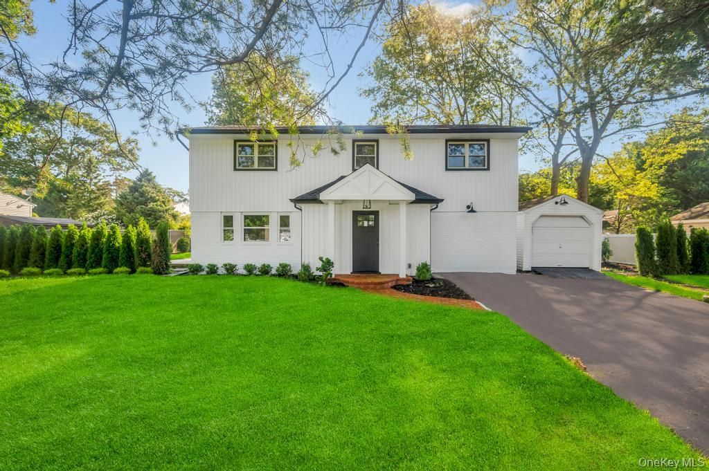Backyard, Detached Garage, Exterior, Facade, Raised Ranch