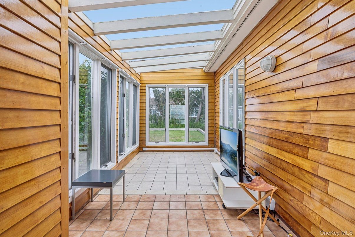 Interior, Sun Room, Wooden Walls