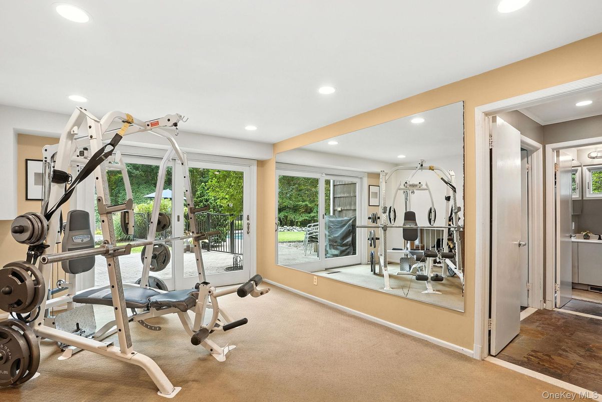 Fitness Equipment, Interior, Recessed Lighting
