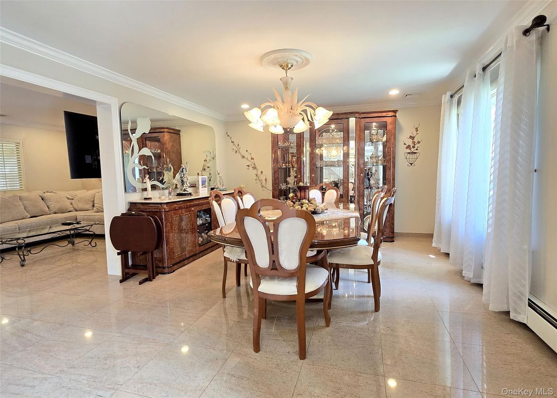 Chandelier, Dining room, Interior, Recessed Lighting