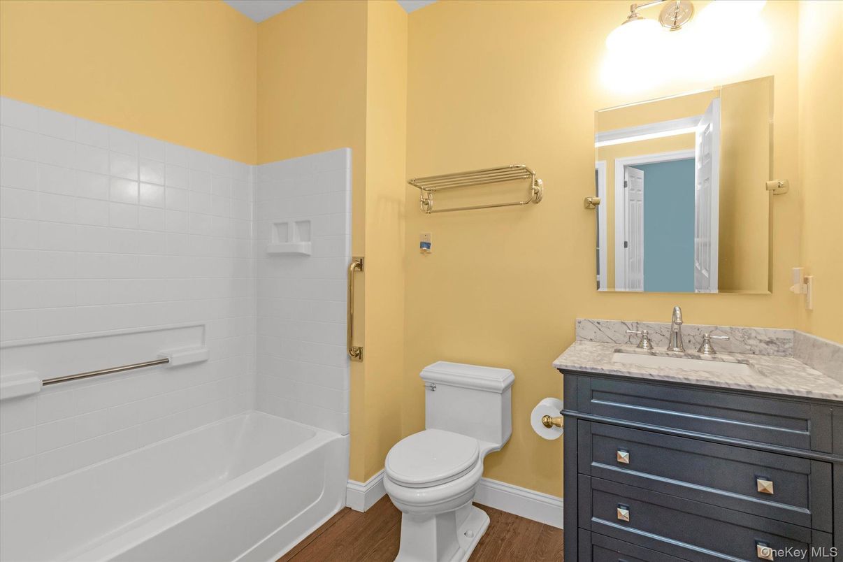 Bathroom, Interior, Wood Texture Flooring