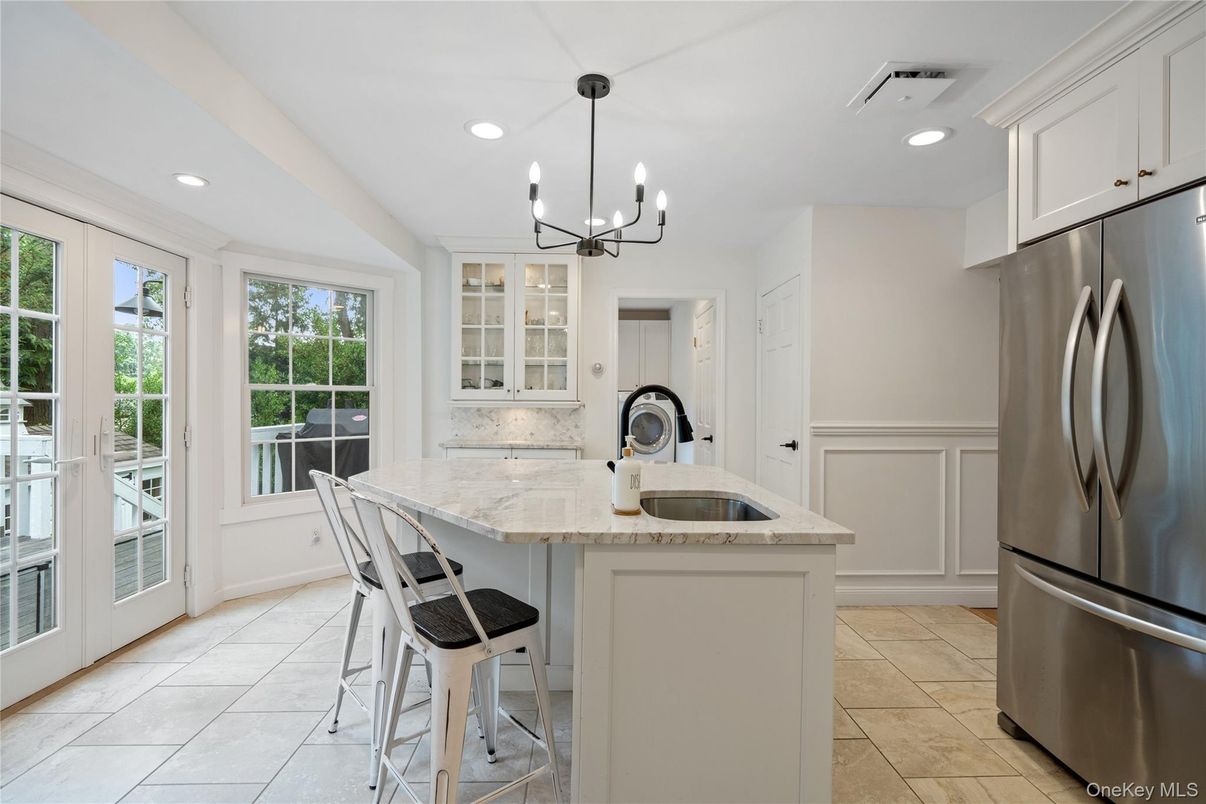 Chandelier, Interior, Kitchen, Recessed Lighting