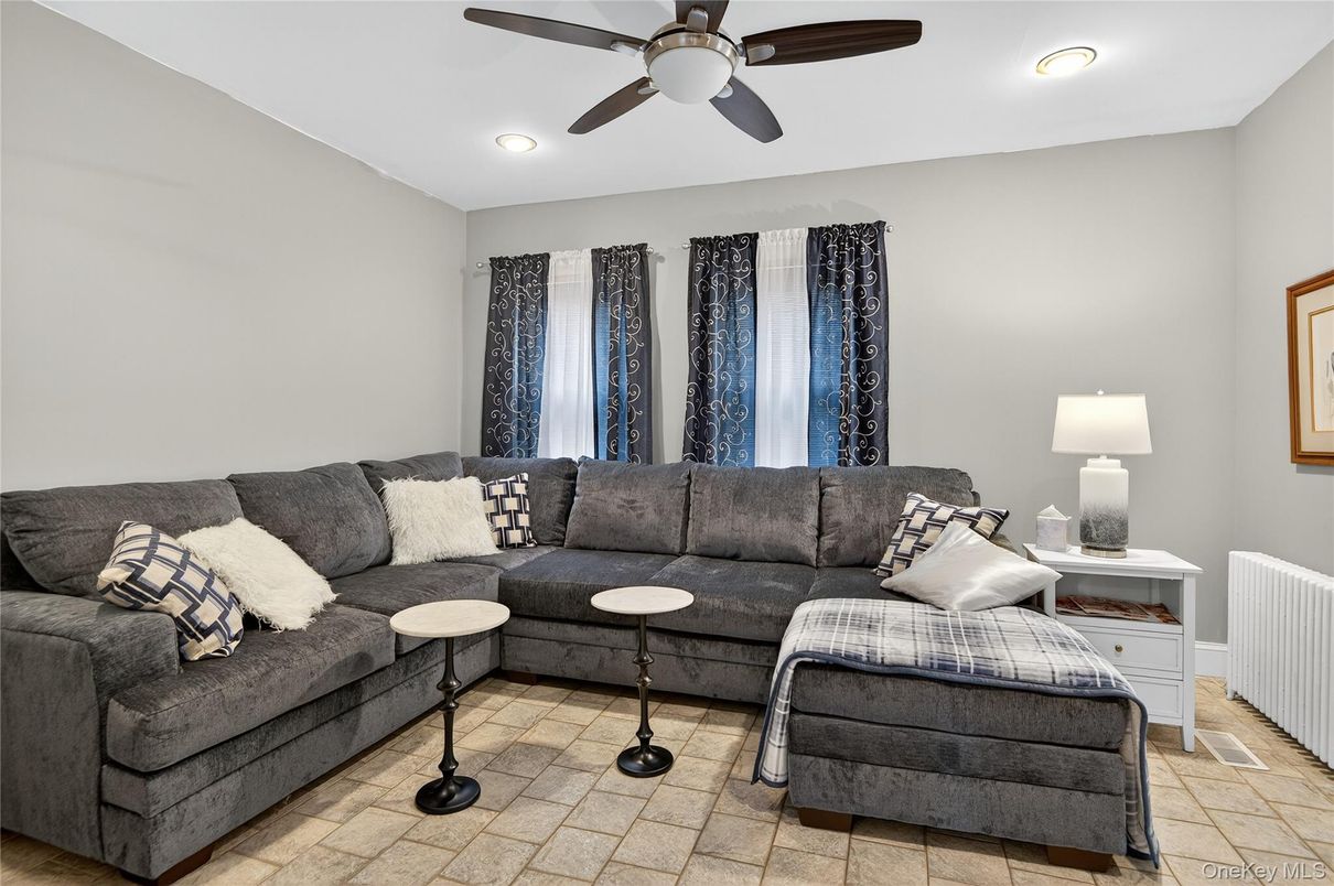 Interior, Living room, Recessed Lighting