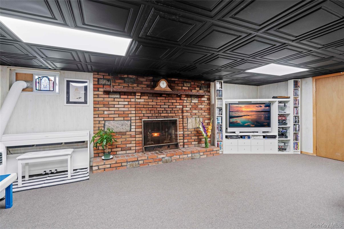 Fireplace, Interior, Stone Walls