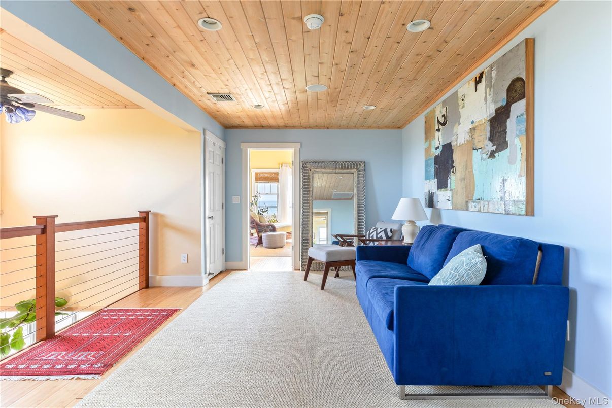 Interior, Living room, Recessed Lighting, Wooden Ceilings, Wood Texture Flooring