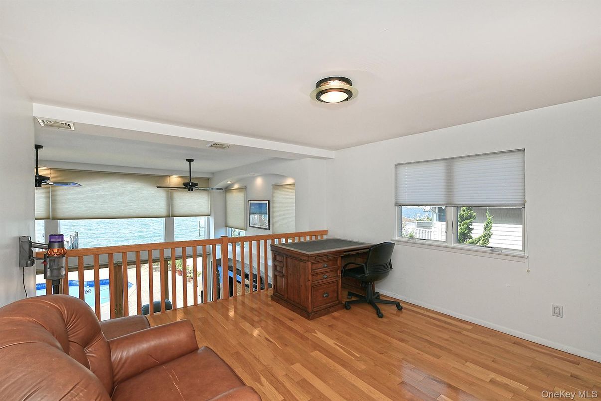 Home Office, Interior, Water, Wood Texture Flooring