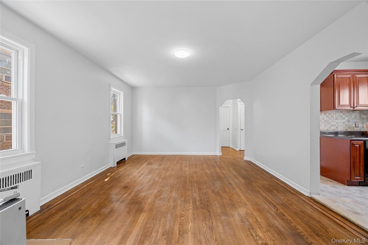 Empty room, Interior, Kitchen, Wood Texture Flooring