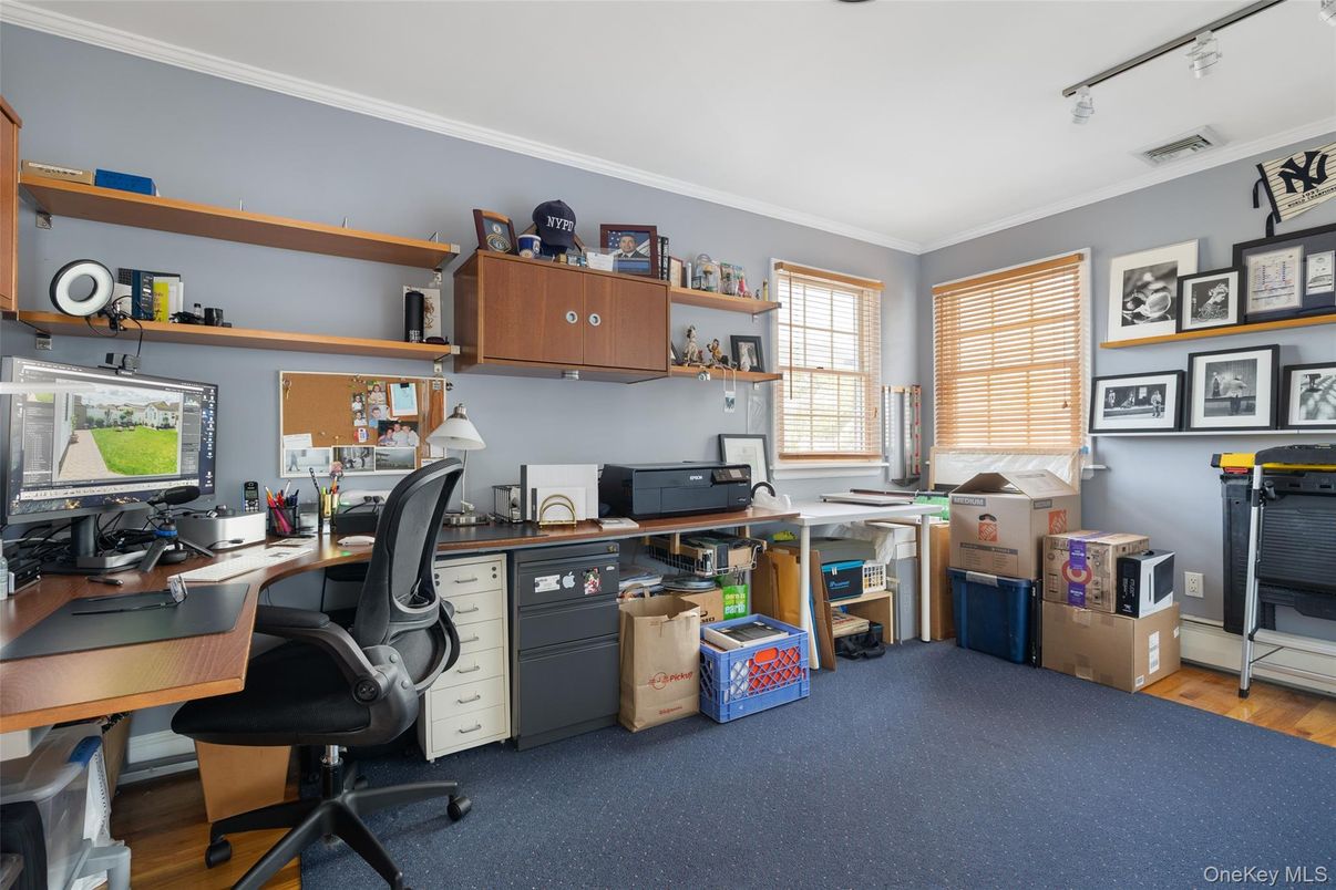 Home Office, Interior, Wood Texture Flooring