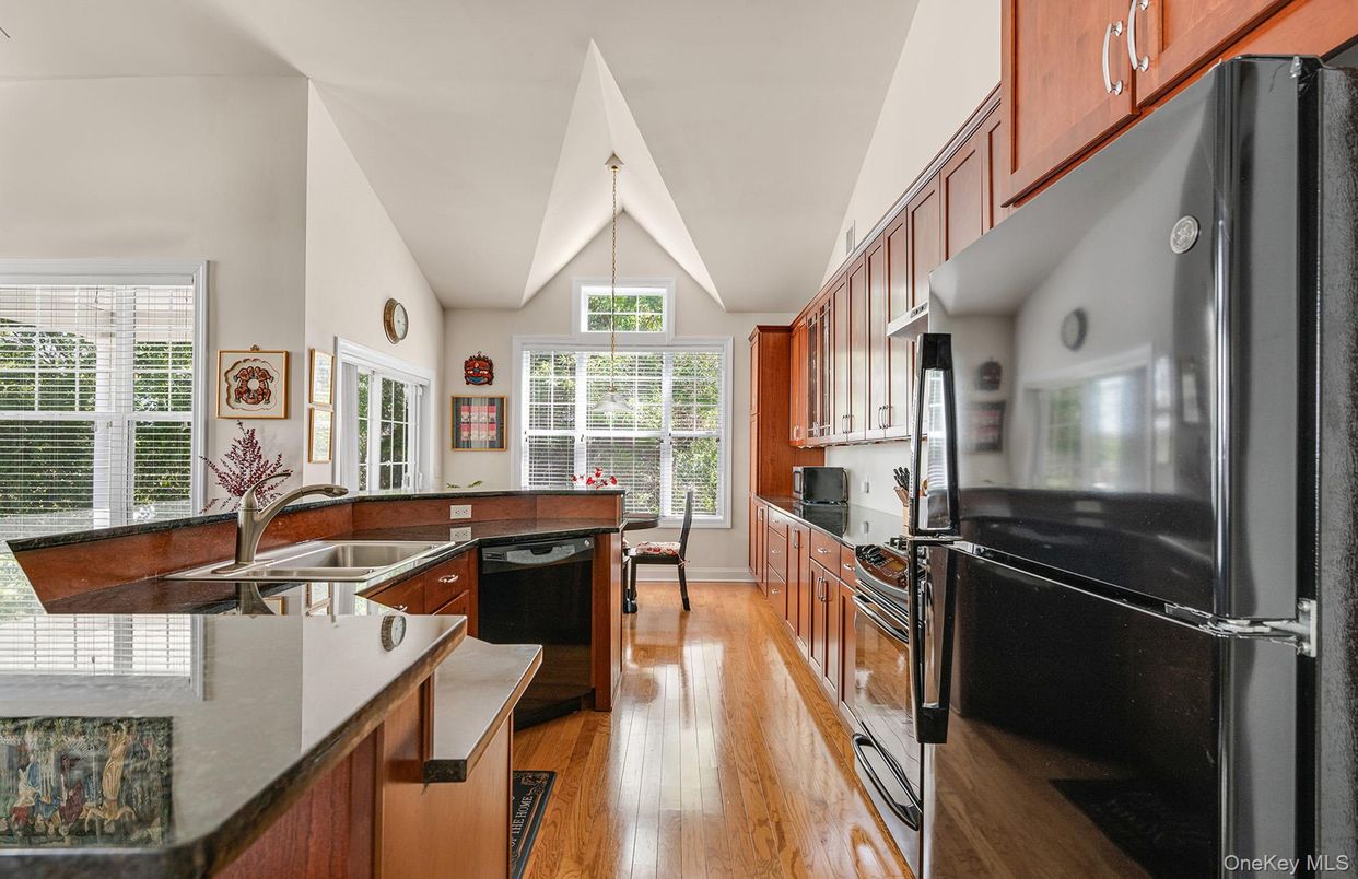 Interior, Kitchen, Wood Texture Flooring