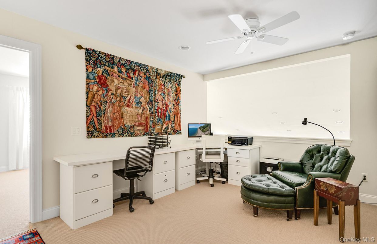 Home Office, Interior, Recessed Lighting