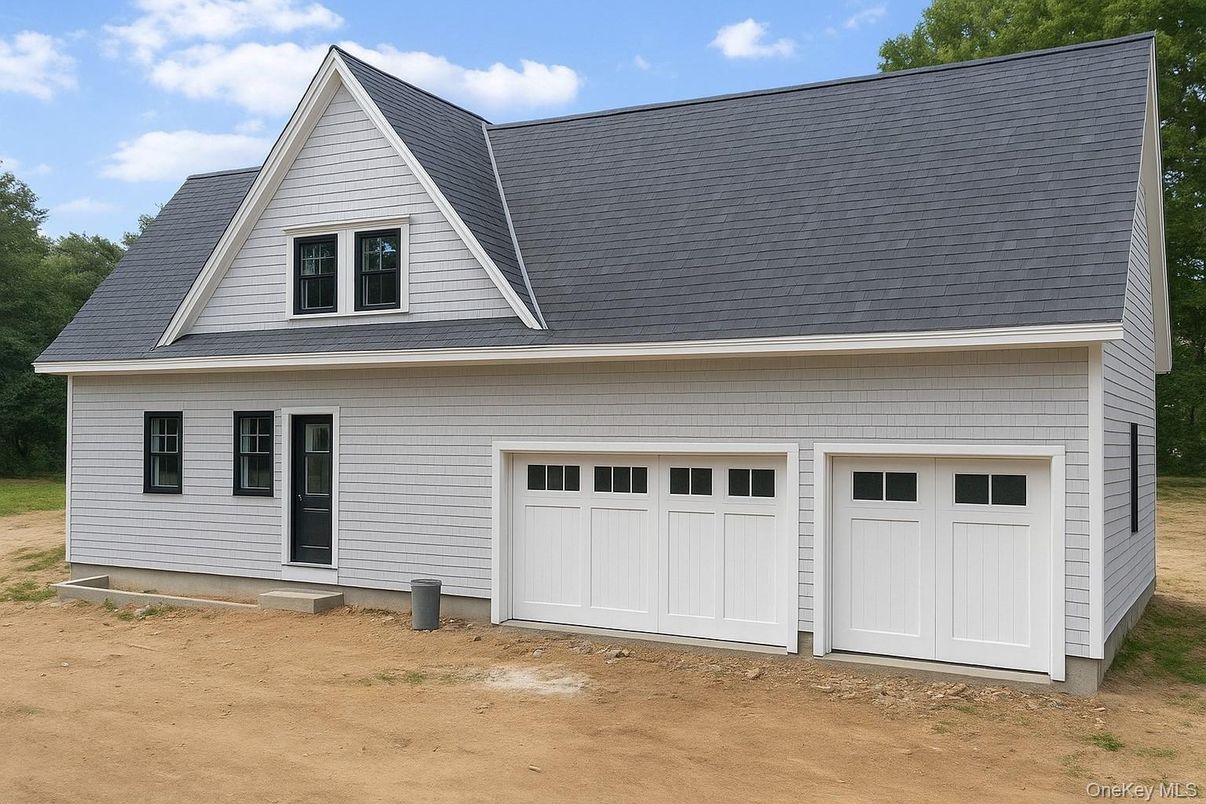 Attached, Detached Garage, Exterior, Facade, Farmhouse