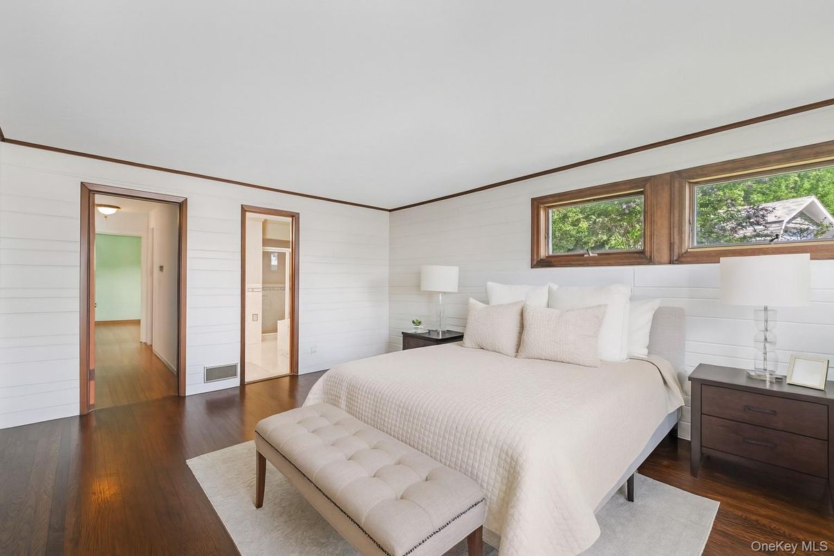 Bedroom, Interior, Wood Texture Flooring