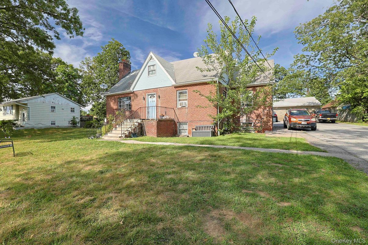 Backyard, Exterior, Facade, Brick Facade, Queen Anne Victorian