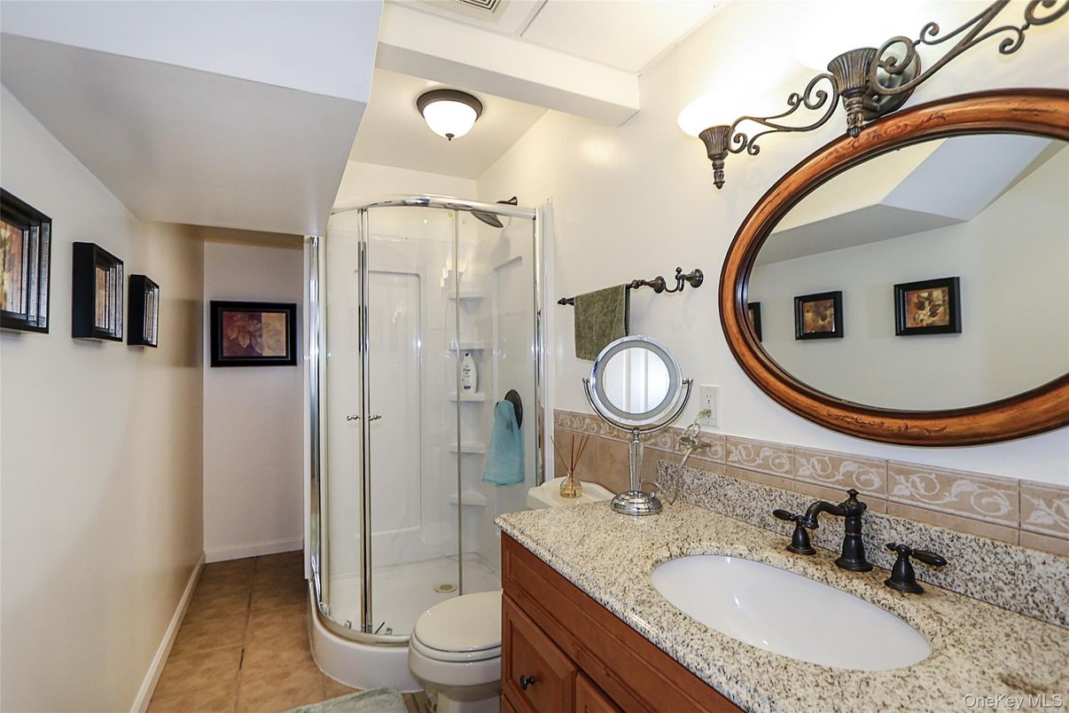 Bathroom, Dual Sink Vanities, Glass Shower, Interior