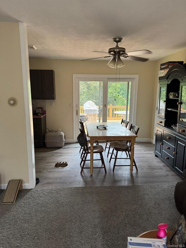 Dining room, Interior, Wood Texture Flooring