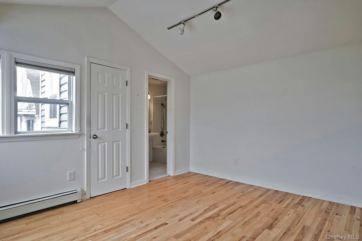Bathroom, Empty room, Interior, Wood Texture Flooring