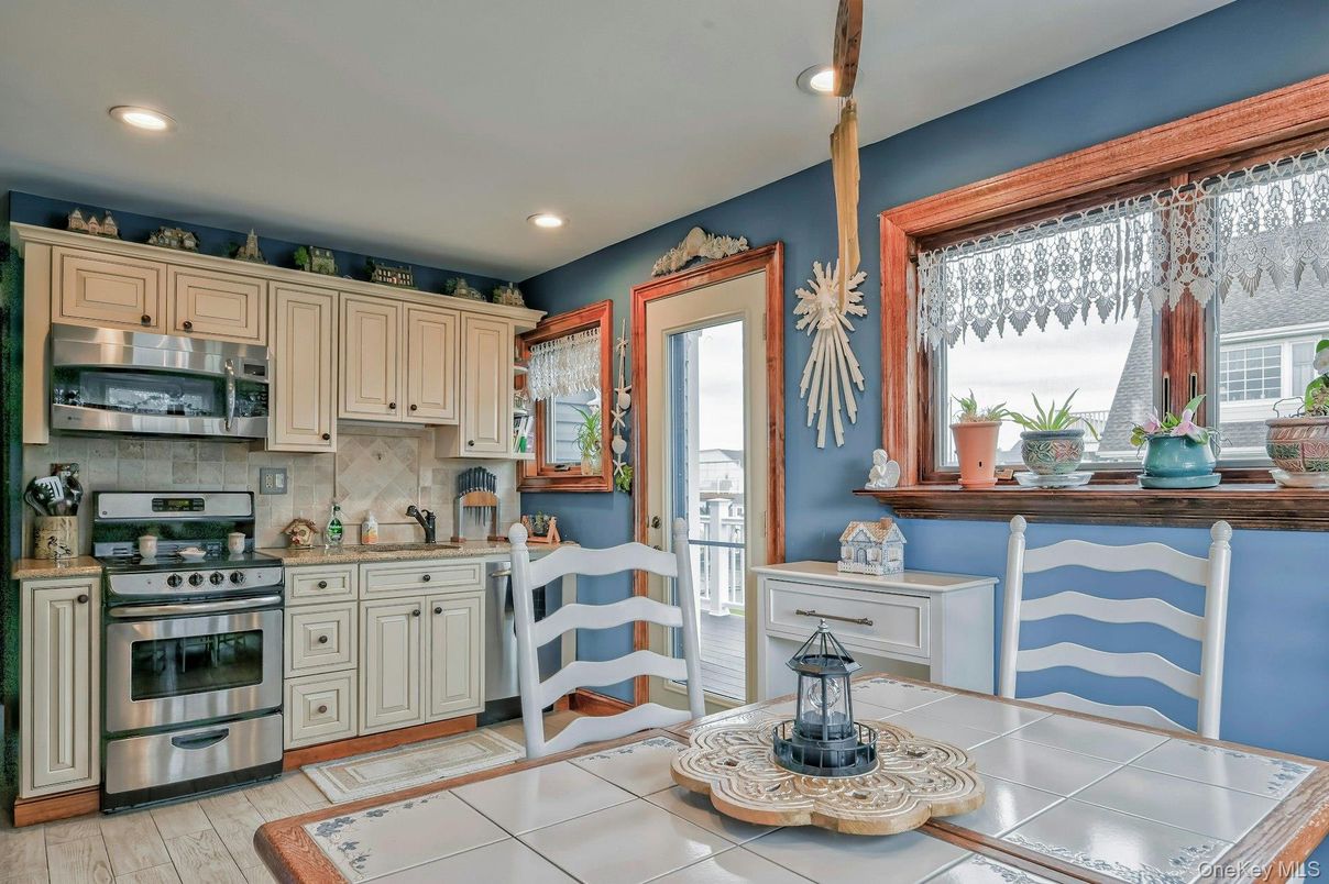 Interior, Kitchen, Recessed Lighting, Stainless Steel Appliances