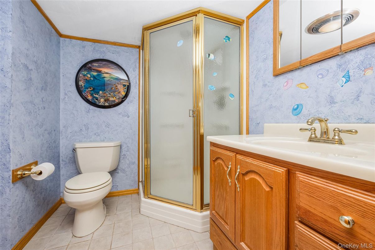 Bathroom, Glass Shower, Interior
