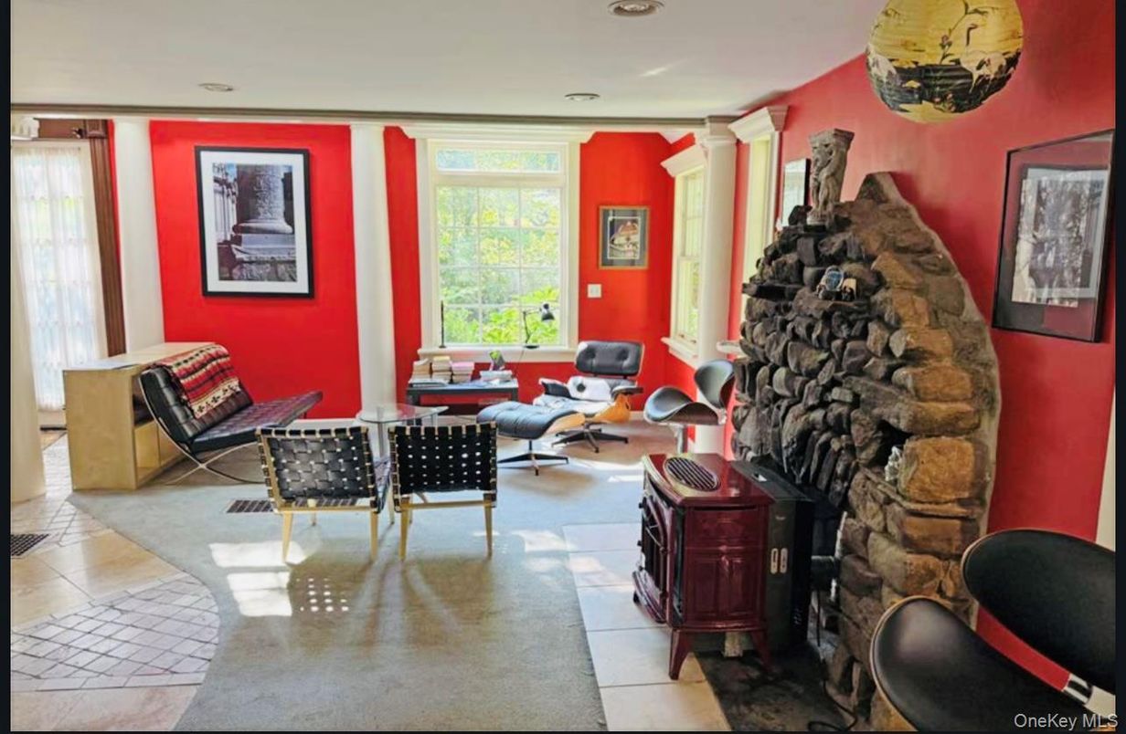 Fireplace, Interior, Living room, Recessed Lighting