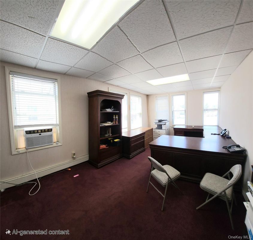 Home Office, Interior, Recessed Lighting