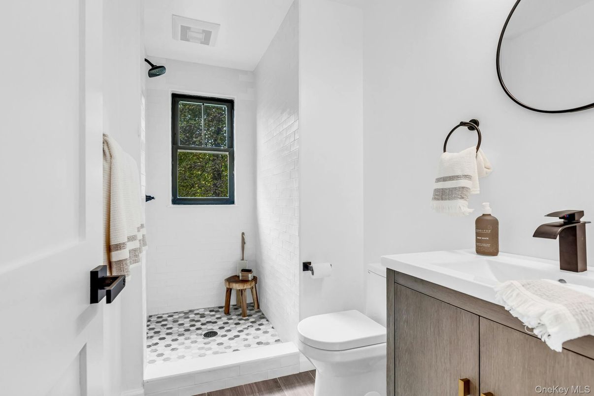Bathroom, Interior, Wood Texture Flooring
