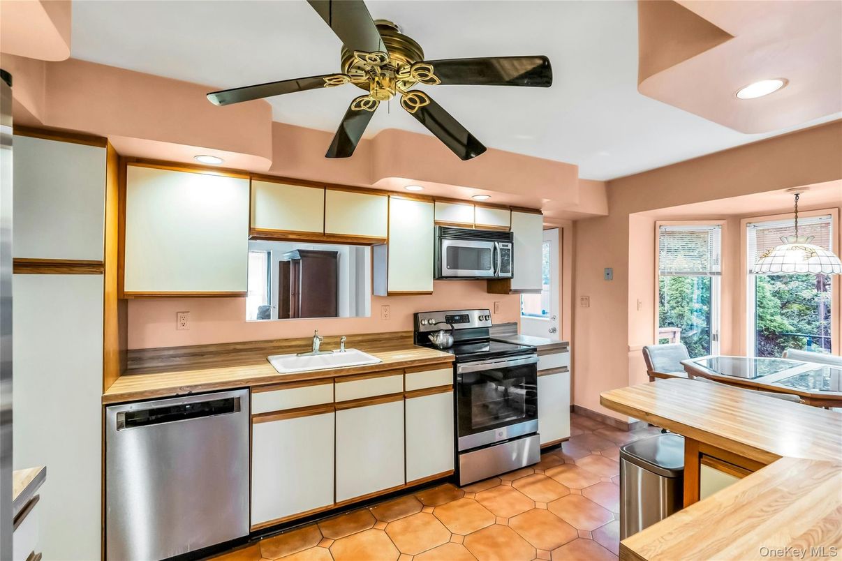 Interior, Kitchen, Recessed Lighting, Stainless Steel Appliances