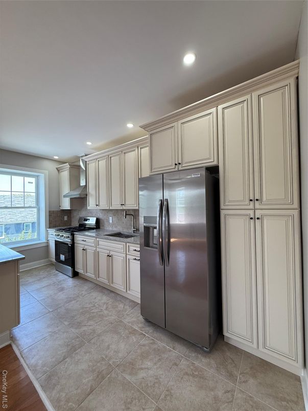 Interior, Kitchen, Recessed Lighting, Stainless Steel Appliances