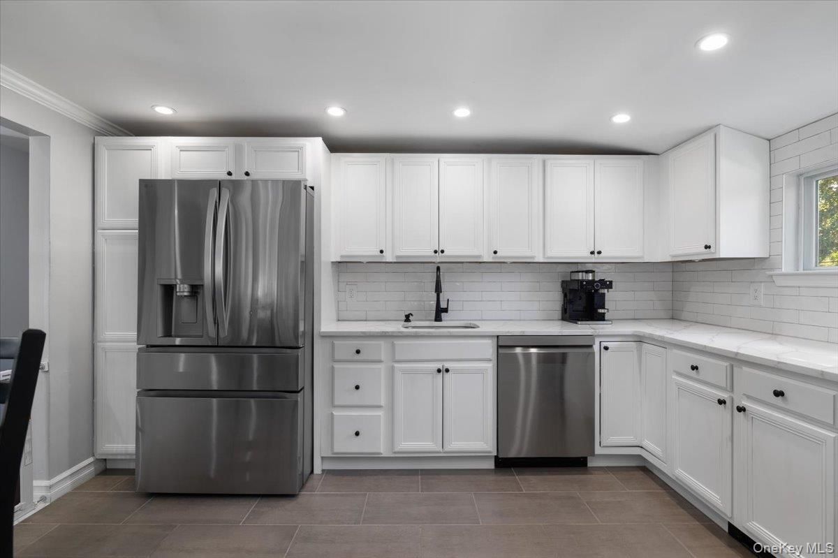 Interior, Kitchen, Recessed Lighting, Stainless Steel Appliances