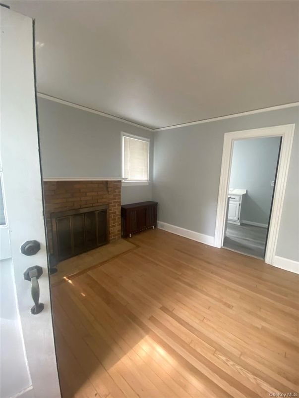 Empty room, Fireplace, Interior, Wood Texture Flooring