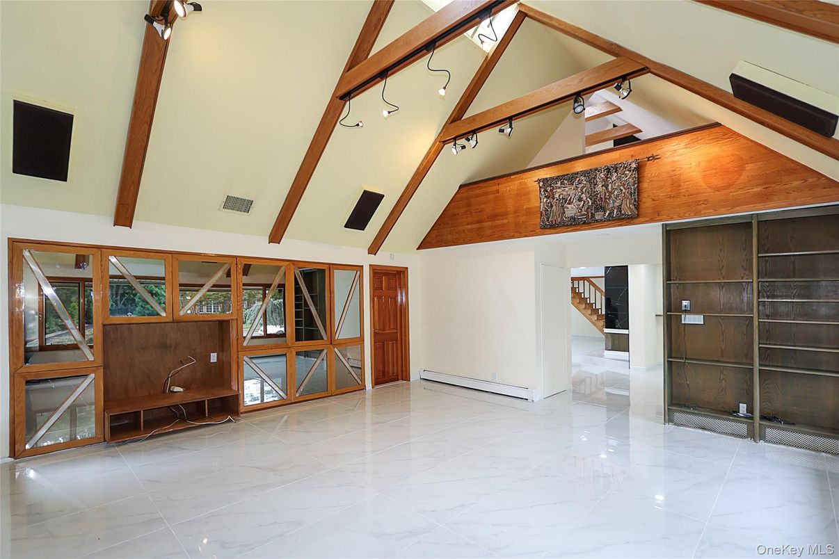 Interior, Marble, Wooden Beams