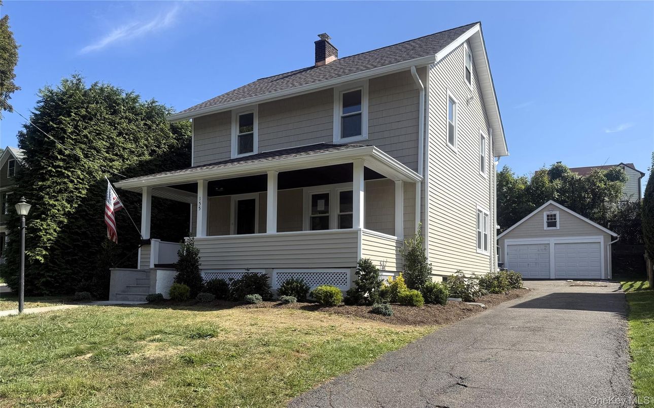 Detached Garage, Exterior, Facade, American Foursquare