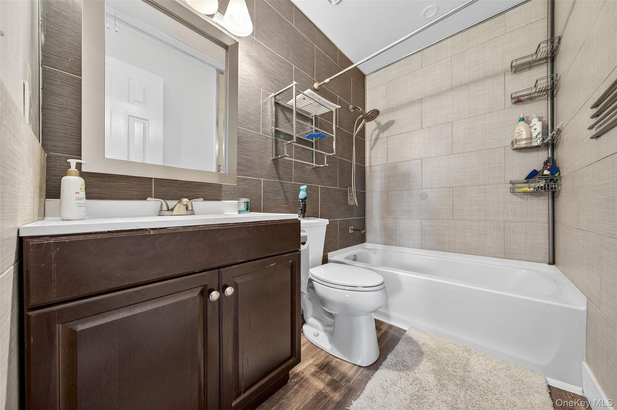 Bathroom, Interior, Wood Texture Flooring
