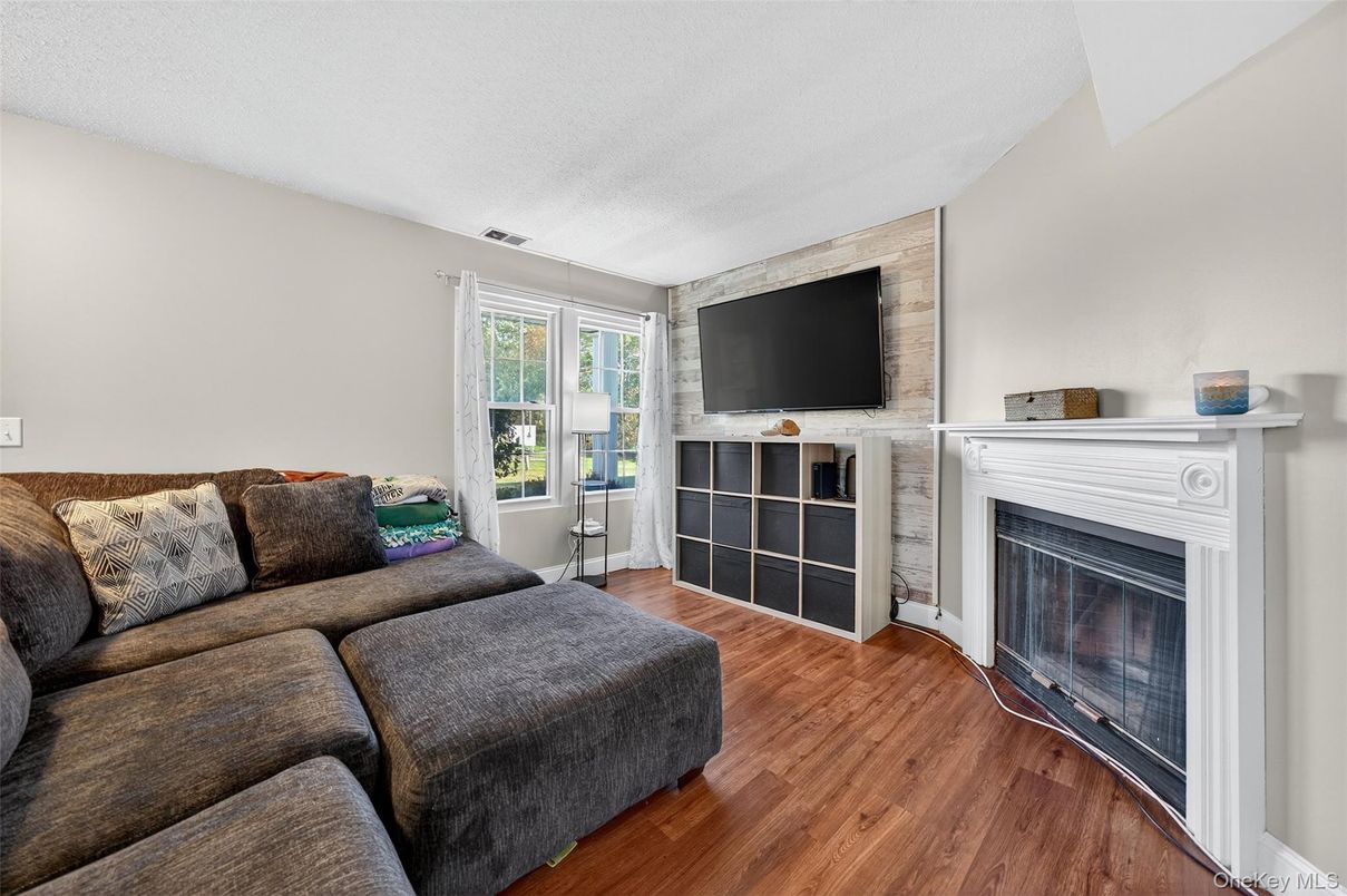 Fireplace, Interior, Living room, Wood Texture Flooring