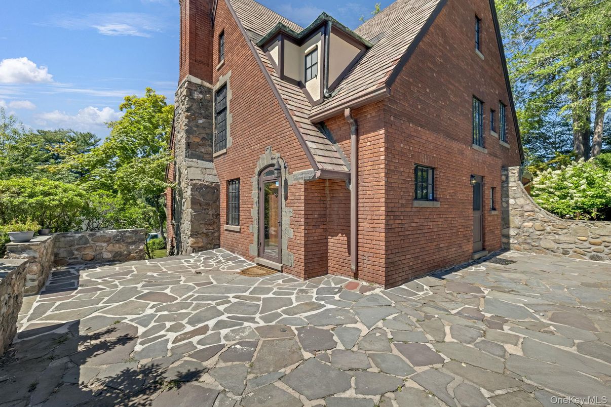 Exterior, Facade, Brick Facade, Tudor Revival