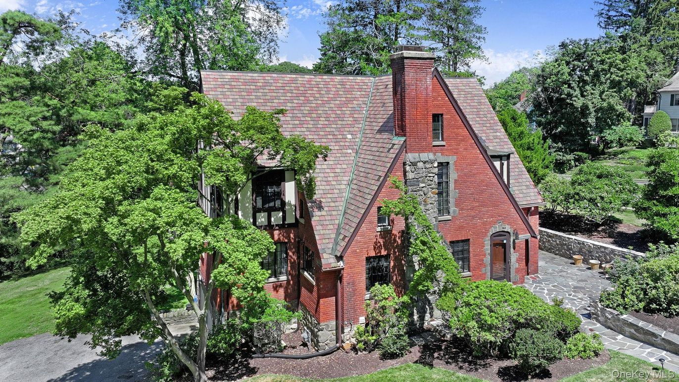 Exterior, Facade, Brick Facade, Tudor Revival