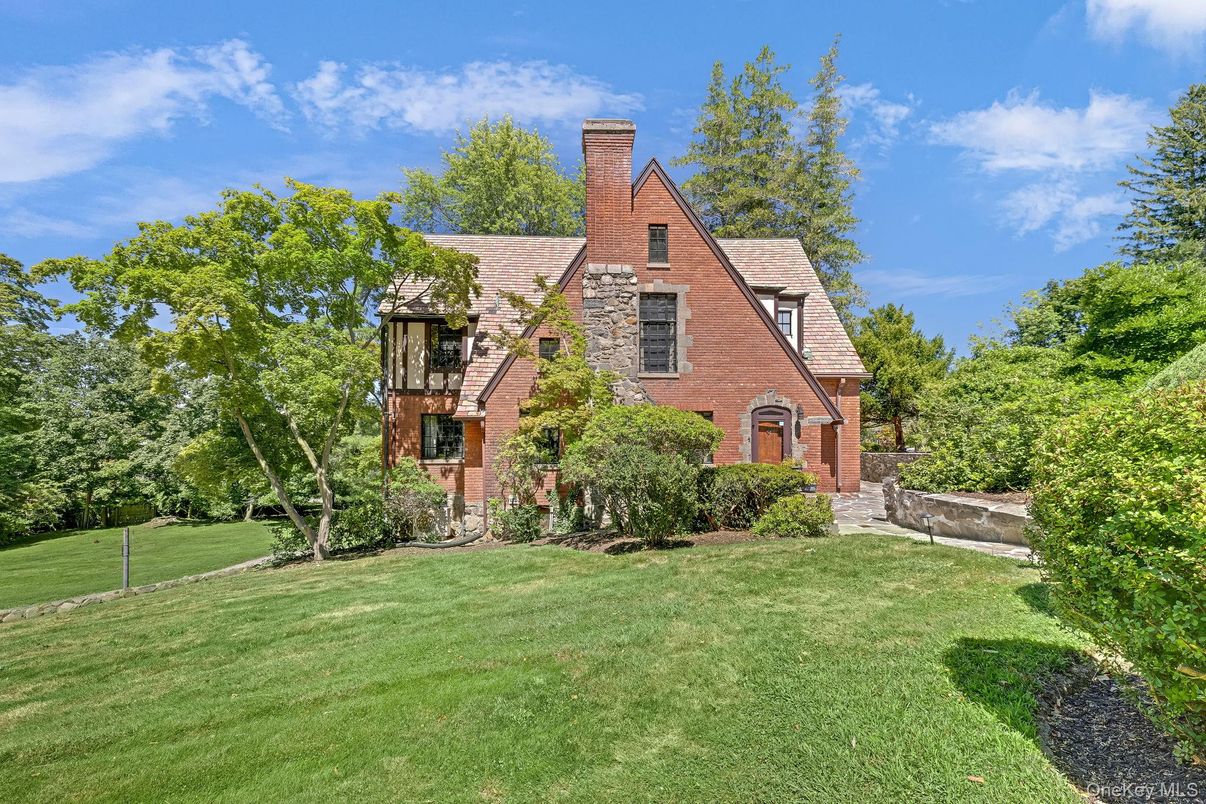 Backyard, Exterior, Facade, Brick Facade, Tudor Revival