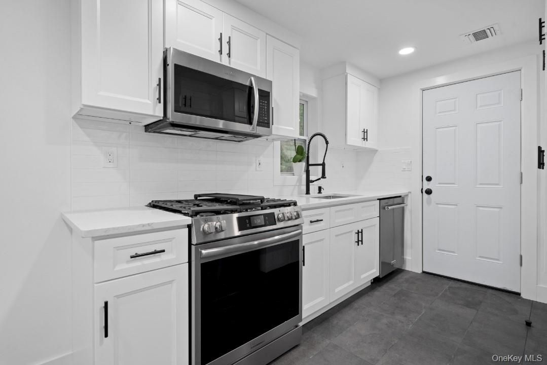 Interior, Kitchen, Recessed Lighting, Stainless Steel Appliances