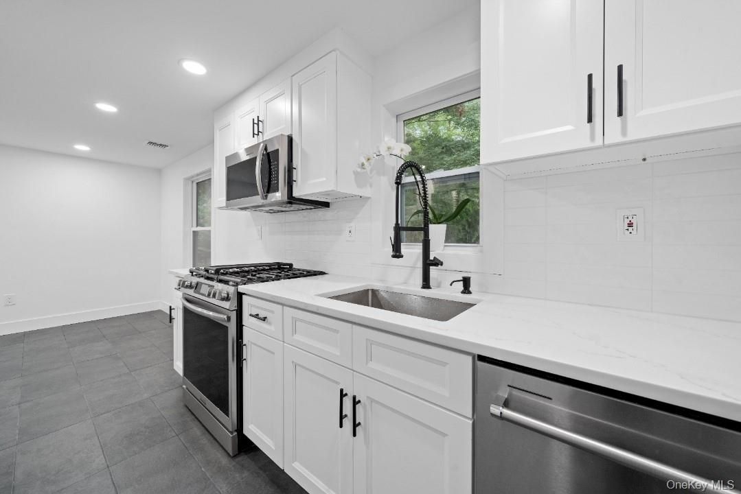 Interior, Kitchen, Recessed Lighting, Stainless Steel Appliances