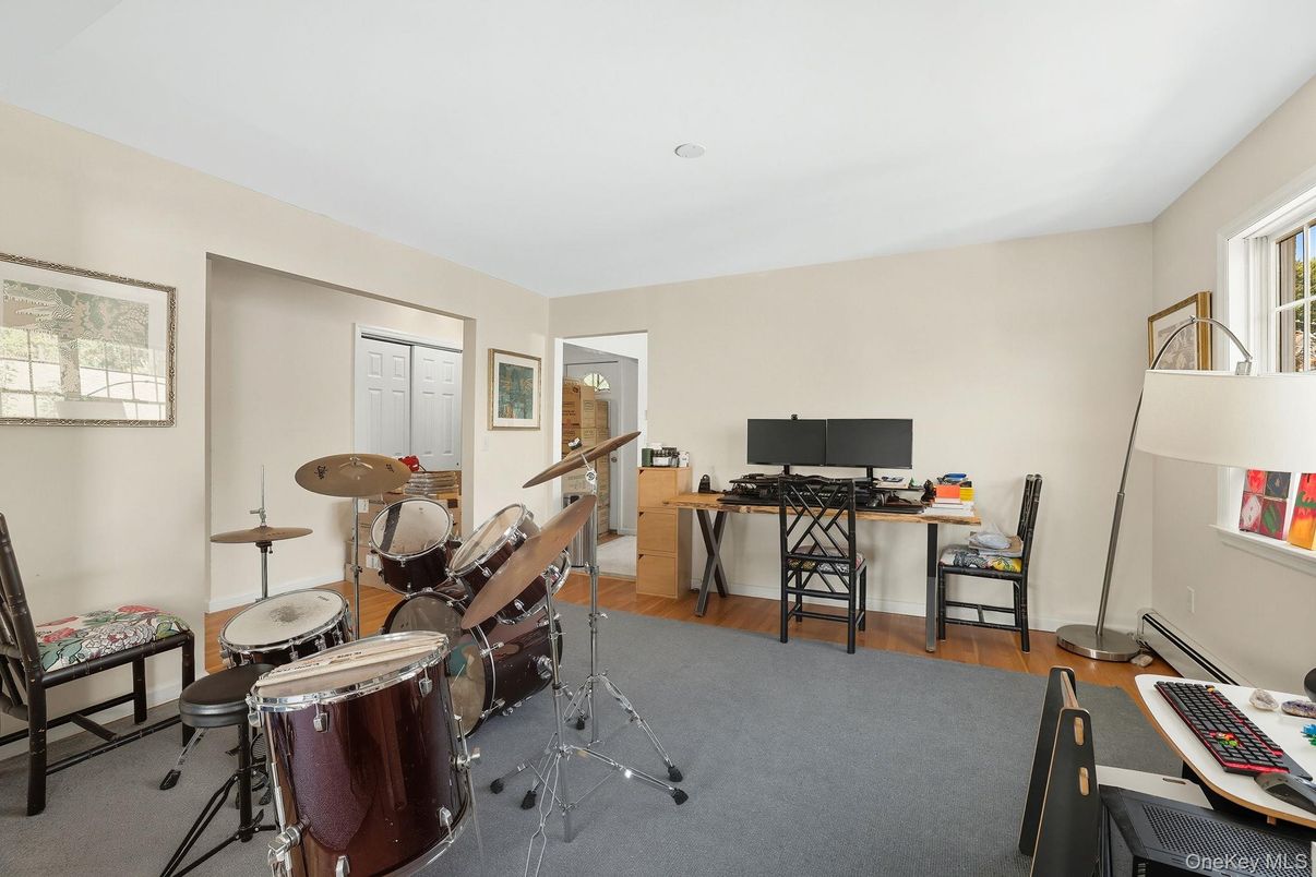 Home Office, Interior, Wood Texture Flooring