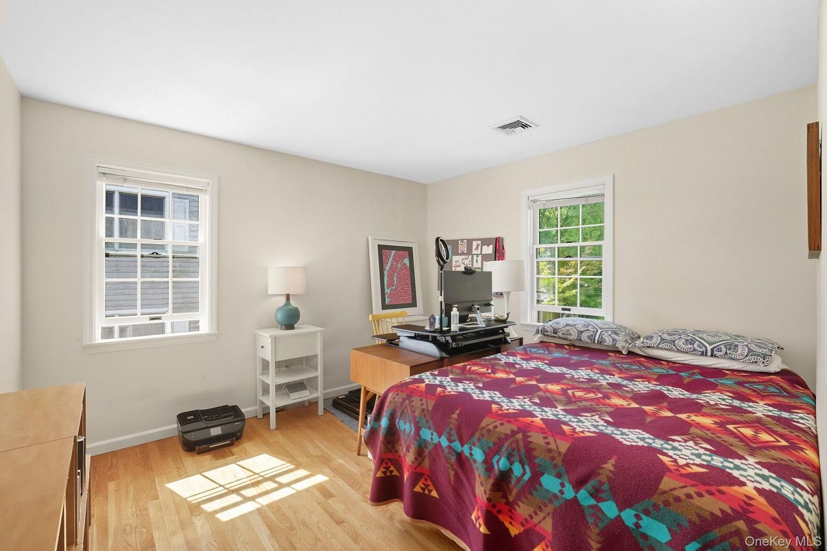 Bedroom, Home Office, Interior, Wood Texture Flooring